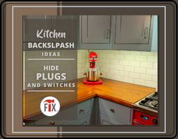 Kitchen Backsplash Ideas - 3 Steps to Hide Ugly Plugs and Switches | My Old House Fix