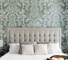 Upscaled Lisabetta Damask Wall Stencil - Royal Design Studio