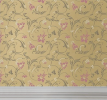 Flourish Allover Wall Stencil - Royal Design Studio